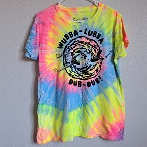 Rick & Morty Tie Dye Tee Size XL